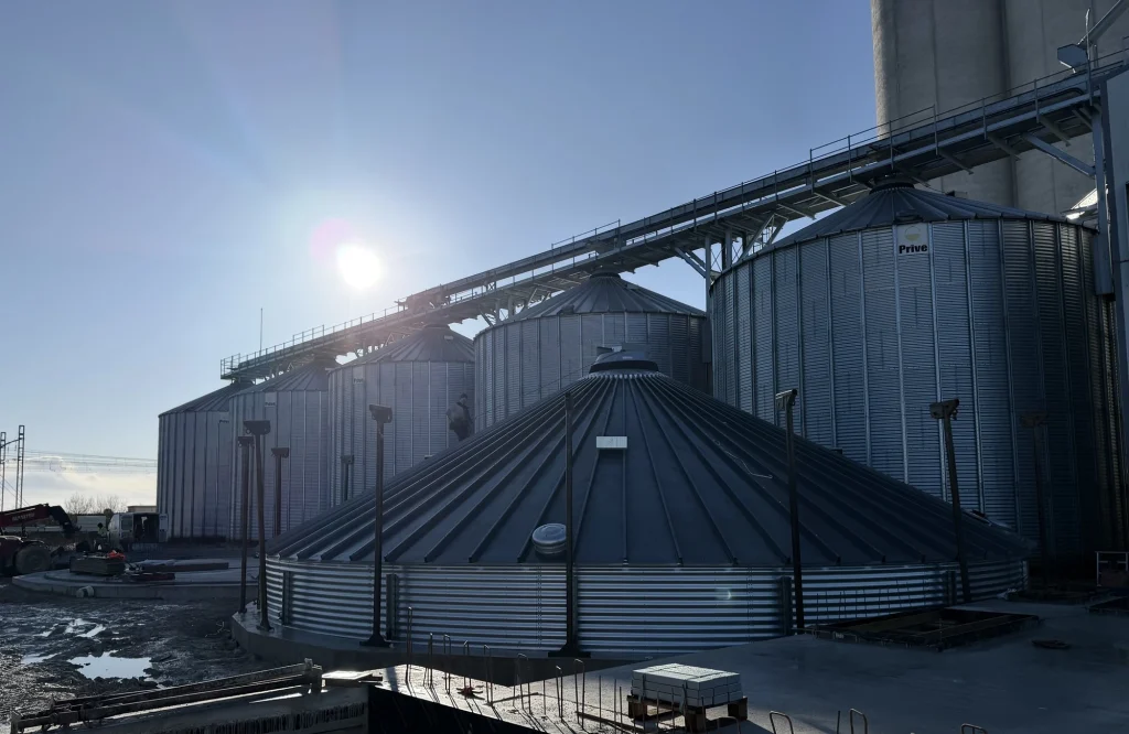 Silos de stockage pour céréales - Coopérative Agricole (45)
